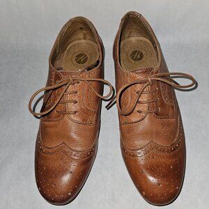Tan Wingtip Oxfords
